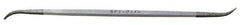 Grobet - 6" OAL Fine Square Riffler Diamond File - 1 LOC, 126 Grit - Industrial Tool & Supply