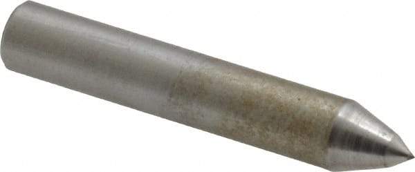 Made in USA - 1-1/2" Long x 1/4" Shank Diam Single Point Diamond Dresser - 70° Included Angle - Industrial Tool & Supply