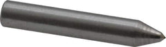 Made in USA - 1-1/2" Long x 1/4" Shank Diam Single Point Diamond Dresser - 90° Included Angle - Industrial Tool & Supply