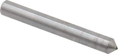 Made in USA - 1" Long x 1/8" Shank Diam Single Point Diamond Dresser - 90° Included Angle - Industrial Tool & Supply