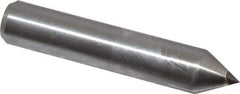 Made in USA - 1/2 Carat Single Pencil Point Diamond Dresser - 2" Long x 3/8" Shank Diam, 60° Included Angle - Industrial Tool & Supply
