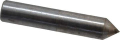 Made in USA - 1/3 Carat Single Pencil Point Diamond Dresser - 2" Long x 3/8" Shank Diam, 75° Included Angle - Industrial Tool & Supply