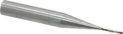 Made in USA - 1/32" Point Diam Rat Tail Radius Dresser - 3" Long x 3/8" Shank Diam - Industrial Tool & Supply