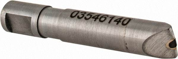 Made in USA - 0.025" Radius Single Point Diaform Diamond Dresser - 2-1/4" Long x 1/4" Shank Diam, 60° Included Angle - Industrial Tool & Supply