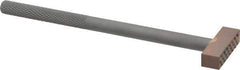 Made in USA - 6" Long x 3/8" Shank Diam Multi-Point T-Handle Diamond Dresser - 1/2" Thick Head - Industrial Tool & Supply