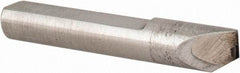 Made in USA - 0.02" Single Point Diamond Dresser - 1-9/16" Long x 1/4" Shank Diam, 40° Included Angle - Industrial Tool & Supply
