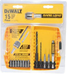 DeWALT - 15 Piece, Screwdriver Bit Set - Industrial Tool & Supply
