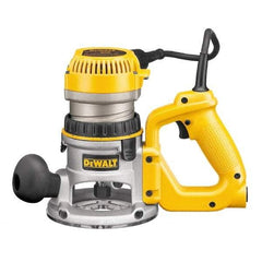 DeWALT - 8,000 to 24,000 RPM, 2.25 HP, 12 Amp, D-Handle Electric Router - 1/4 and 1/2 Inch Collet - Industrial Tool & Supply