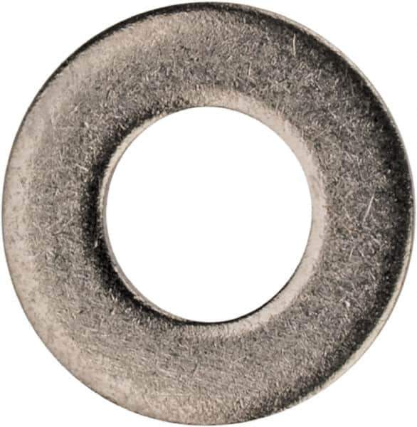 Value Collection - M3.5 Screw, Grade 18-8 Stainless Steel Standard Flat Washer - 4mm ID x 9.64mm OD, Plain Finish - Industrial Tool & Supply