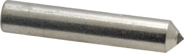 Norton - 1/3 Carat Single Point Diamond Dresser - 2" Long x 3/8" Shank Diam, 60° Included Angle - Industrial Tool & Supply