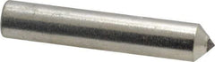 Norton - 1/3 Carat Single Point Diamond Dresser - 2" Long x 3/8" Shank Diam, 60° Included Angle - Industrial Tool & Supply