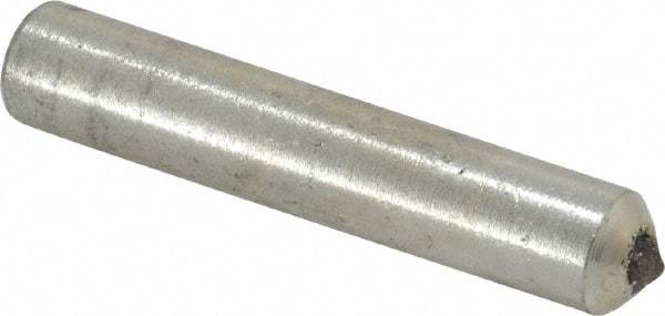 Norton - 1 Carat Single Point Diamond Dresser - 2" Long x 3/8" Shank Diam, 60° Included Angle - Industrial Tool & Supply