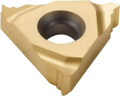 Seco - 11NL Internal Left Hand ISO Laydown Threading Insert - Grade CP500, TiAlN/TiN Coated Carbide, 6.35mm Inscribed Circle - Industrial Tool & Supply