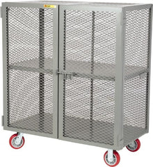 Little Giant - 2 Door, 2 Tier, Mobile Storage Locker - Industrial Tool & Supply