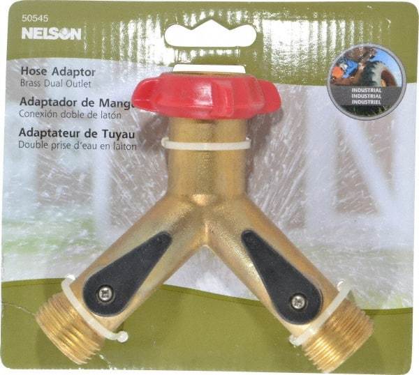 Nelson - Garden Hose Adapter - Brass - Industrial Tool & Supply