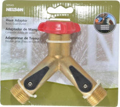 Nelson - Garden Hose Adapter - Brass - Industrial Tool & Supply