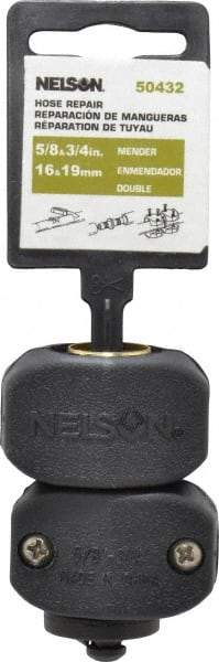 Nelson - 5/8 & 3/4 Garden Hose Fitting - Brass & Nylon - Industrial Tool & Supply