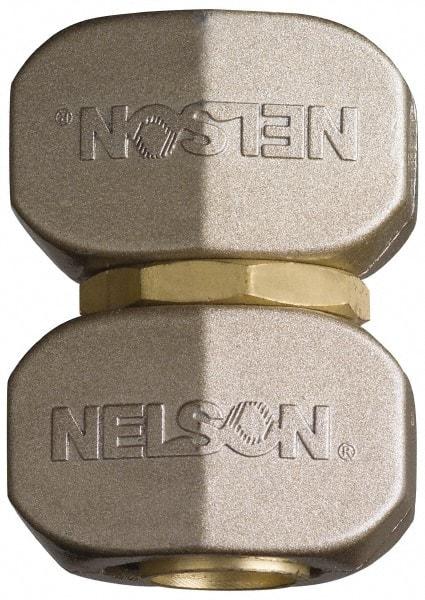 Nelson - 5/8 & 3/4 Garden Hose Fitting - Brass & Metal - Industrial Tool & Supply