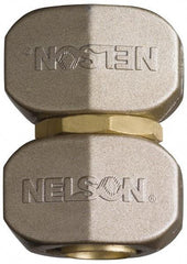 Nelson - 5/8 & 3/4 Garden Hose Fitting - Brass & Metal - Industrial Tool & Supply