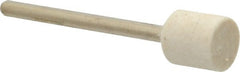 Divine Brothers - 3/8" Diam 1/8" Shank Diam Hard Density Cylinder Shaped Mounted Bob - Industrial Tool & Supply