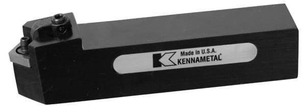 Kennametal - MCHN, Neutral Cut, 0° Lead Angle, 1-1/2" Shank Height x 1-1/2" Shank Width, Negative Rake Indexable Turning Toolholder - 6" OAL, CN..64. Insert Compatibility, Series Kenloc - Industrial Tool & Supply