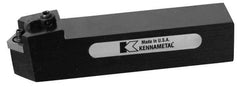 Kennametal - MCHN, Neutral Cut, 0° Lead Angle, 1-1/2" Shank Height x 1-1/2" Shank Width, Negative Rake Indexable Turning Toolholder - 6" OAL, CN..64. Insert Compatibility, Series Kenloc - Industrial Tool & Supply