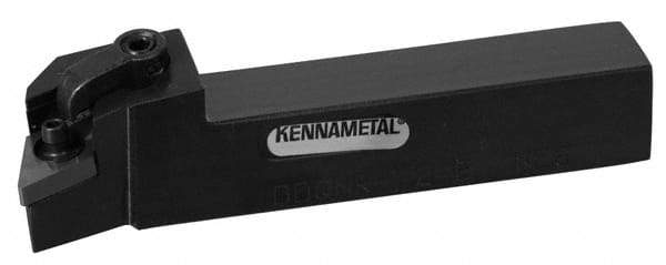 Kennametal - MDQN, Left Hand Cut, 27.5° Lead Angle, 1-1/2" Shank Height x 1-1/2" Shank Width, Negative Rake Indexable Turning Toolholder - 7" OAL, DN..43. Insert Compatibility, Series Kenloc - Industrial Tool & Supply