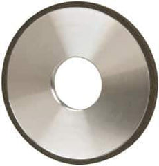 Made in USA - 4" Diam x 1-1/4" Hole x 1/4" Thick, N Hardness, 100 Grit Surface Grinding Wheel - Diamond, Type 1A1, Fine Grade - Industrial Tool & Supply