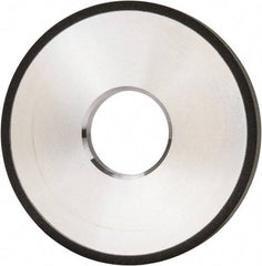 Made in USA - 4" Diam x 1-1/4" Hole x 3/8" Thick, N Hardness, 100 Grit Surface Grinding Wheel - Diamond, Type 1A1, Fine Grade - Industrial Tool & Supply