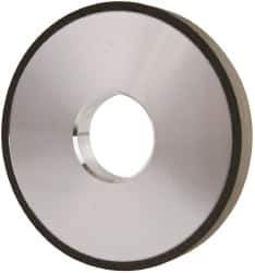 Made in USA - 4" Diam x 1-1/4" Hole x 1/2" Thick, N Hardness, 100 Grit Surface Grinding Wheel - Diamond, Type 1A1, Fine Grade - Industrial Tool & Supply