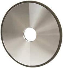 Made in USA - 6" Diam x 1-1/4" Hole x 1/4" Thick, N Hardness, 220 Grit Surface Grinding Wheel - Diamond, Type 1A1, Very Fine Grade - Industrial Tool & Supply