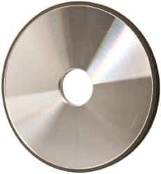 Made in USA - 6" Diam x 1-1/4" Hole x 3/8" Thick, N Hardness, 100 Grit Surface Grinding Wheel - Diamond, Type 1A1, Fine Grade - Industrial Tool & Supply