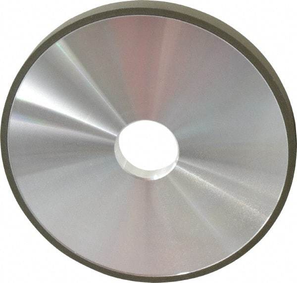 Made in USA - 6" Diam x 1-1/4" Hole x 1/2" Thick, N Hardness, 220 Grit Surface Grinding Wheel - Diamond, Type 1A1, Very Fine Grade - Industrial Tool & Supply