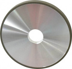 Made in USA - 6" Diam x 1-1/4" Hole x 1/2" Thick, N Hardness, 220 Grit Surface Grinding Wheel - Diamond, Type 1A1, Very Fine Grade - Industrial Tool & Supply