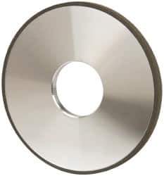 Made in USA - 4" Diam x 1-1/4" Hole x 1/4" Thick, N Hardness, 100 Grit Surface Grinding Wheel - Diamond, Type 1A1, Fine Grade - Industrial Tool & Supply