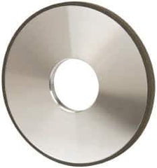 Made in USA - 4" Diam x 1-1/4" Hole x 1/4" Thick, N Hardness, 100 Grit Surface Grinding Wheel - Diamond, Type 1A1, Fine Grade - Industrial Tool & Supply