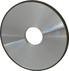 Made in USA - 5" Diam x 1-1/4" Hole x 1/4" Thick, N Hardness, 100 Grit Surface Grinding Wheel - Diamond, Type 1A1, Fine Grade - Industrial Tool & Supply