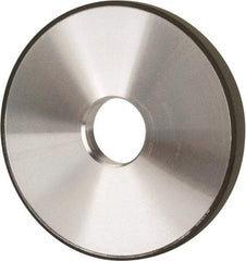 Made in USA - 5" Diam x 1-1/4" Hole x 1/2" Thick, N Hardness, 220 Grit Surface Grinding Wheel - Diamond, Type 1A1, Fine Grade - Industrial Tool & Supply
