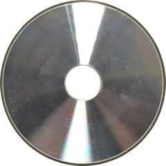 Made in USA - 6" Diam x 1-1/4" Hole x 1/4" Thick, N Hardness, 100 Grit Surface Grinding Wheel - Diamond, Type 1A1, Fine Grade - Industrial Tool & Supply