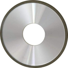 Made in USA - 4" Diam x 1-1/4" Hole x 1/8" Thick, N Hardness, 100 Grit Surface Grinding Wheel - Diamond, Type 1A1, Fine Grade - Industrial Tool & Supply