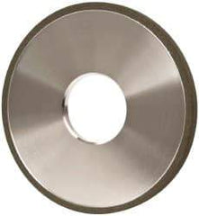 Made in USA - 4" Diam x 1-1/4" Hole x 1/4" Thick, N Hardness, 100 Grit Surface Grinding Wheel - Diamond, Type 1A1, Fine Grade - Industrial Tool & Supply