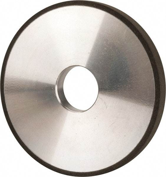 Made in USA - 5" Diam x 1-1/4" Hole x 1/2" Thick, N Hardness, 100 Grit Surface Grinding Wheel - Diamond, Type 1A1, Fine Grade - Industrial Tool & Supply