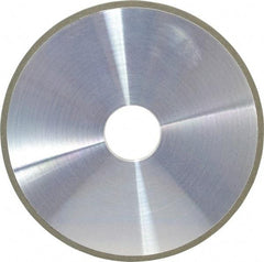 Made in USA - 6" Diam x 1-1/4" Hole x 3/16" Thick, N Hardness, 100 Grit Surface Grinding Wheel - Diamond, Type 1A1, Fine Grade - Industrial Tool & Supply