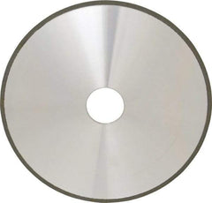 Made in USA - 7" Diam x 1-1/4" Hole x 1/8" Thick, N Hardness, 100 Grit Surface Grinding Wheel - Diamond, Type 1A1, Fine Grade - Industrial Tool & Supply