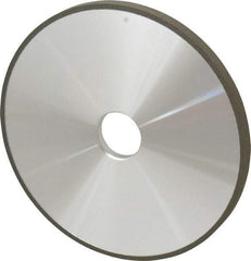 Made in USA - 7" Diam x 1-1/4" Hole x 3/8" Thick, N Hardness, 100 Grit Surface Grinding Wheel - Diamond, Type 1A1, Fine Grade - Industrial Tool & Supply