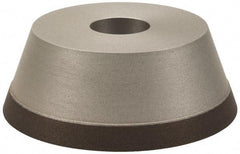 Made in USA - 5" Diam, 1-1/4" Hole Size, 1-3/4" Overall Thickness, 150 Grit, Type 11 Tool & Cutter Grinding Wheel - Very Fine Grade, Diamond - Industrial Tool & Supply