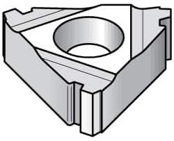 Kennametal - 16ER External Right Hand 6 Stub Acme Laydown Threading Insert - Grade KC5025, TiAlN Coated Carbide, 9.53mm Inscribed Circle - Industrial Tool & Supply