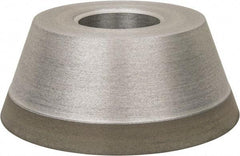 Made in USA - 3-3/4" Diam, 1-1/4" Hole Size, 1-1/2" Overall Thickness, 150 Grit, Type 11 Tool & Cutter Grinding Wheel - Very Fine Grade, Diamond - Industrial Tool & Supply