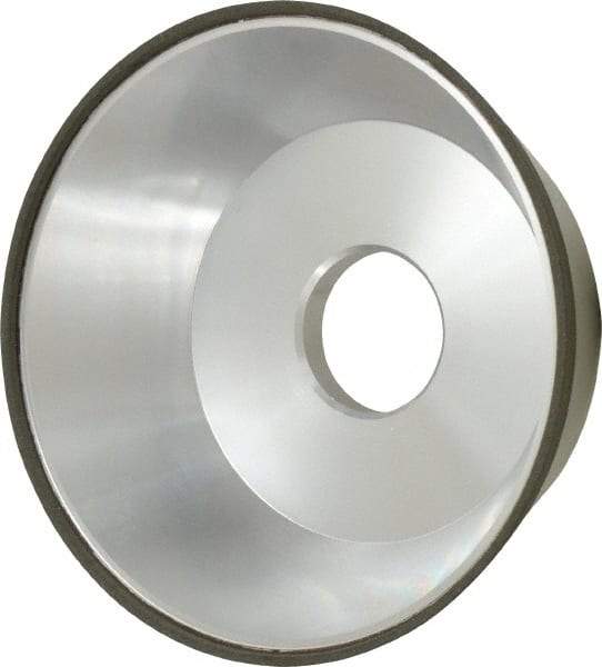Made in USA - 5" Diam, 1-1/4" Hole Size, 1-3/4" Overall Thickness, 150 Grit, Type 11 Tool & Cutter Grinding Wheel - Very Fine Grade, Diamond - Industrial Tool & Supply