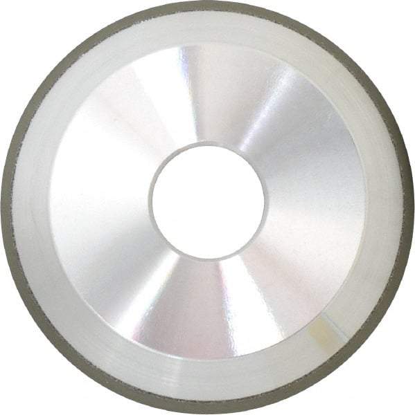 Made in USA - 5" Diam, 1-1/4" Hole Size, 1-3/4" Overall Thickness, 150 Grit, Type 11 Tool & Cutter Grinding Wheel - Very Fine Grade, CBN - Industrial Tool & Supply